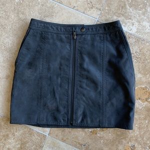 Free People Faux Suede Mini Skirt